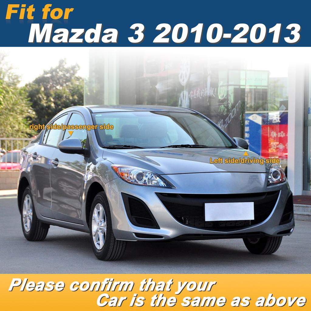 Door Rearview Mirror Cover Cap Housing Fit for Mazda 3 2010-2013 Car Accessories AA44