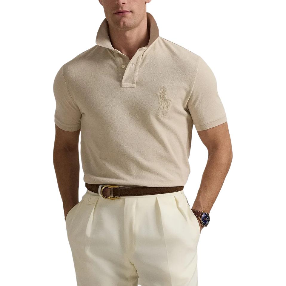 

Polo Ralph Lauren Классическая хлопковая футболка-поло с коротким рукавом Big Pony Мужские топы 710936508-007 L