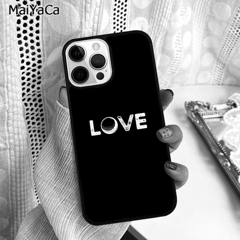Love Golf Phone Case Cover For iPhone 17 Air 16 16e 15 plus 11 12 13 14 pro max shell coque