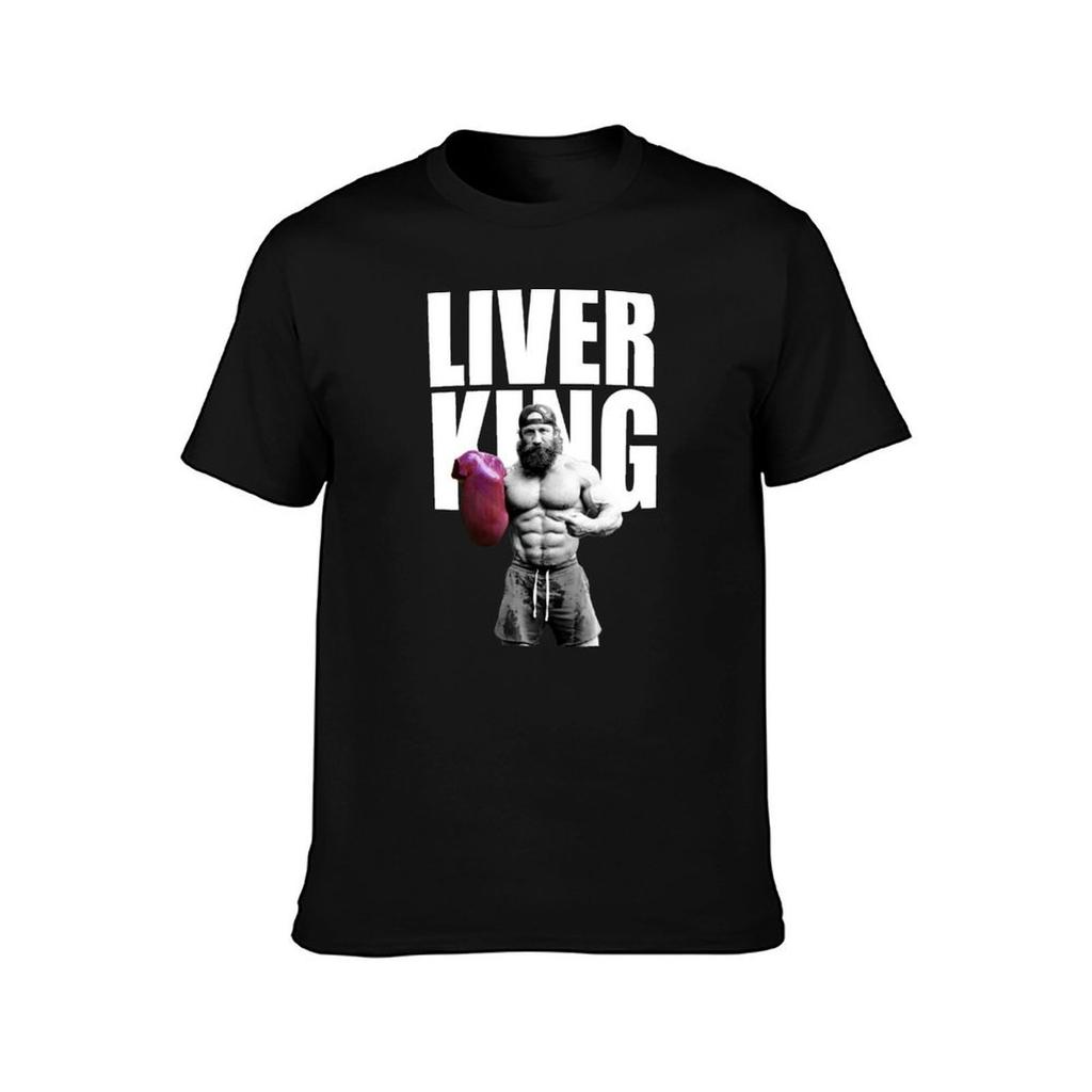 The Liver King TShirt black cotton tshirt plain for man package cotton t shirts high quality TShirt