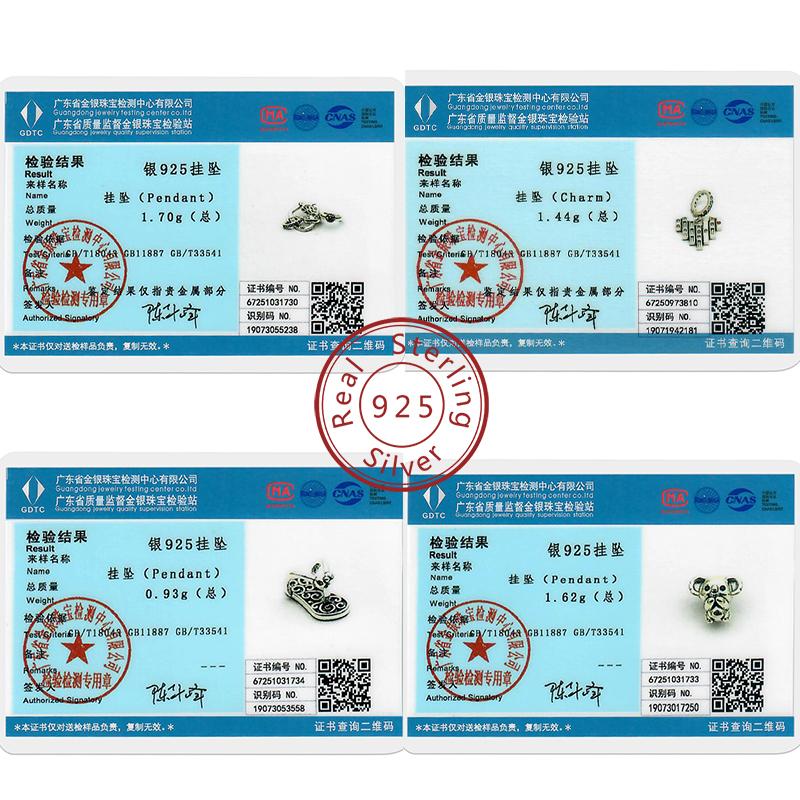 Original Copper Charms Beads Bear Black Swan Angel Cherry Charms Fit Bracelet Pendant Women Girl Diy Jewelry Gift