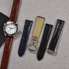 19mm 20mm 21mm 22mm High Quality Genuine Leather Watch Strap For Omega 007 Seamaster 300 Business Clasp Accessories