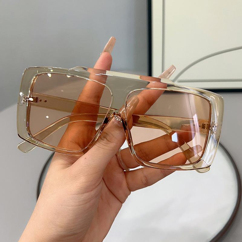 

JYL TS Rimless Sunglasses Unisex UV Protection Cyberpunk Z3699 A-8339 світло-сірий колір