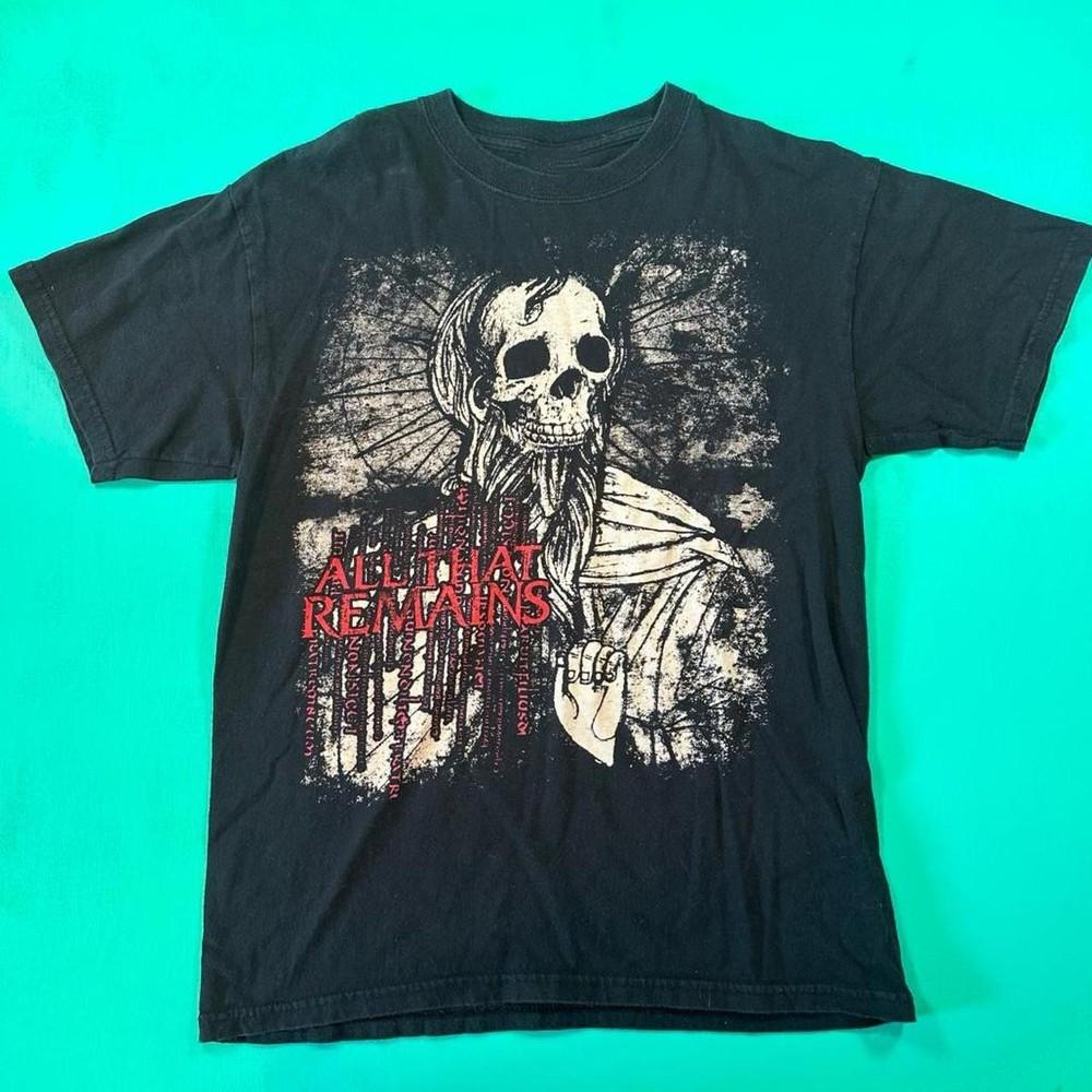 Vtg 2000s all that remains band t shirt Short Sleeve Unisex ZL765 M