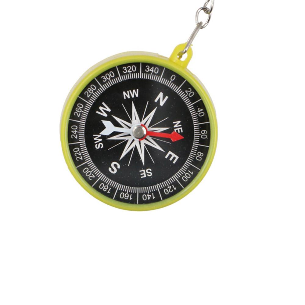 Hiking Mini Compass Pendant Camping Navigation Tools Travel Pocket Compass Keychain  Unisex