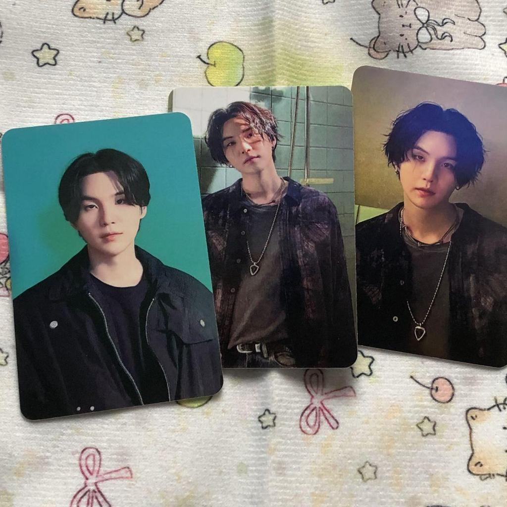 [USED] BTS Seoul Concert Tour D-DAY Yoongi AgustD Trading Cards (3 Cards)