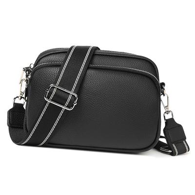 HUHUKEEP Bolso Cruzado Mini Ligero para Mujer, Pequeño, Negro
