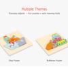 Educational 3D Wooden Puzzle For Toddlers, Wood Jigsaw Puzzles, Montessori Games And Educational Toys
