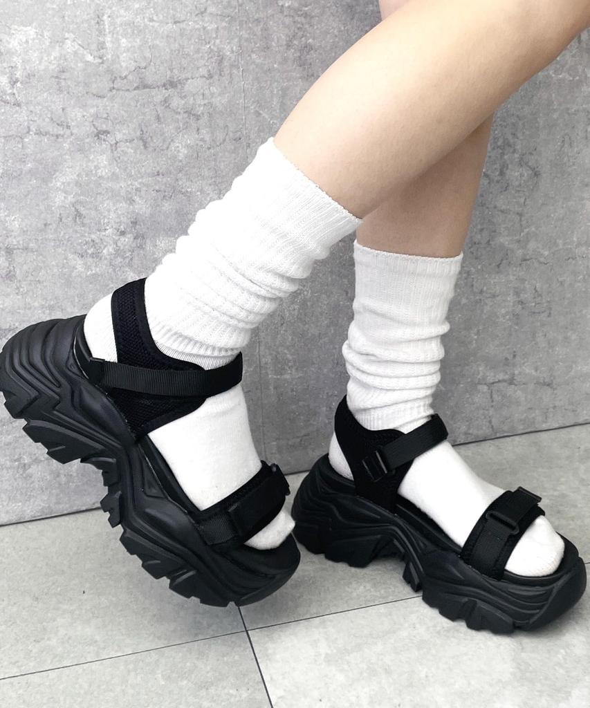 WEGO Platform Size Type Thick Comfortable for and Women's Sandals, L, B, Black, Sole, Street, Sports, Outdoors, Spring, Summer, Fall.
