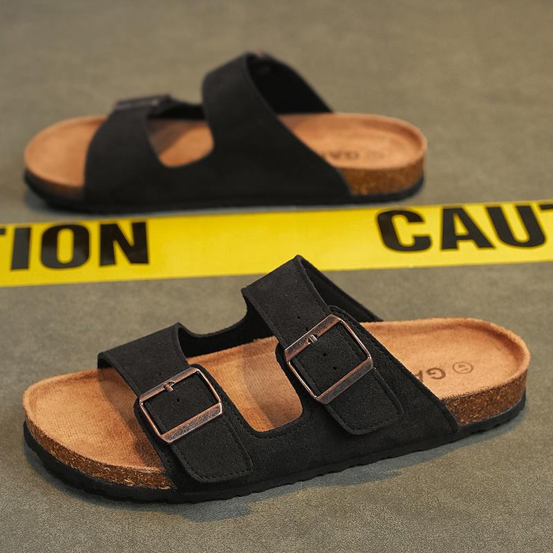 

Fashion CYYTL Summer Slippers Mens Casual Outdoor Beach Shoes Sandals Walking Slides Comfort Lightweight Luxury Designer Leather Fashion 45