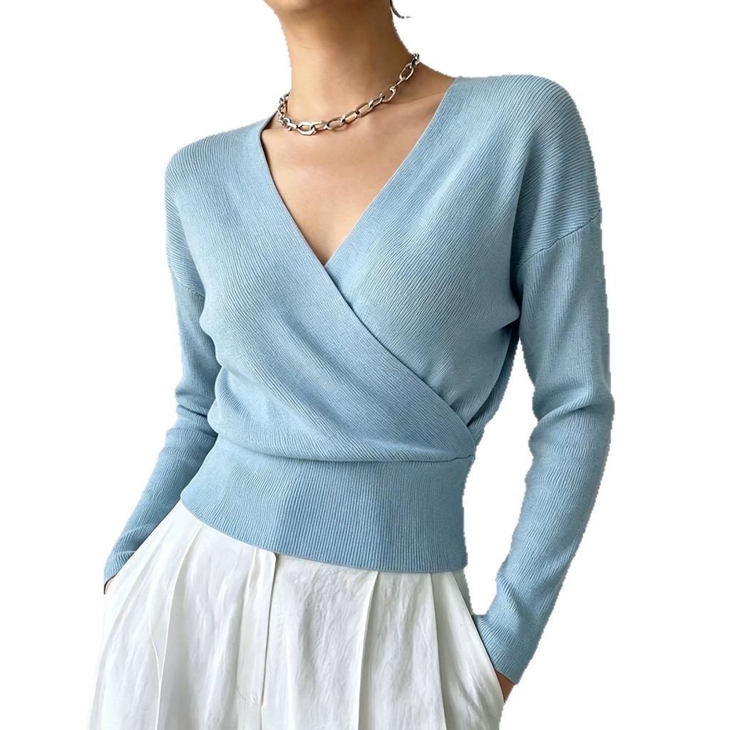 Women's Knitwear, Solid Color, Long Sleeve