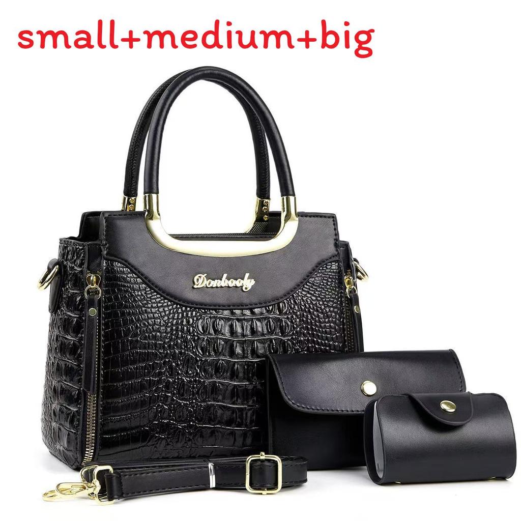 Womens Square Shape Pu Tote Bag With Inner Pockets For Casual Outings