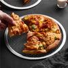 2Pcs 13Inch Aluminum Seamless Rim Pizza Baking Screen - Perfect Crisp, Enhanced Airflow