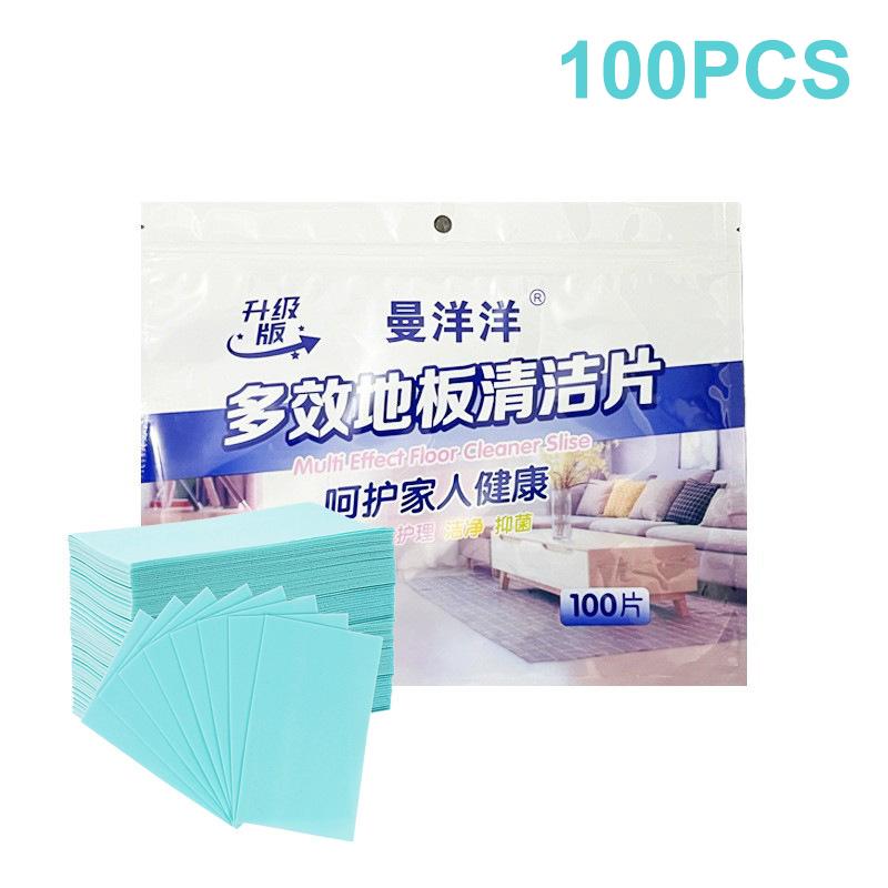30/100Pcs Floor Cleaner Tablets Water-Soluble Sterilizing Fragrant Bathroom Kitchen Deodorant Dirt Toilet Cleaning Sheet