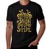 Look On The Bright Side Tshirt Plus Size Loose Short Sleeve Top