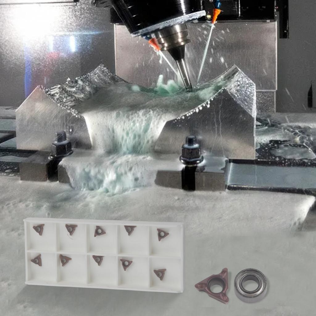 For Mini Chamfer Tool Insert Package with Triangular Cutters and Bearings