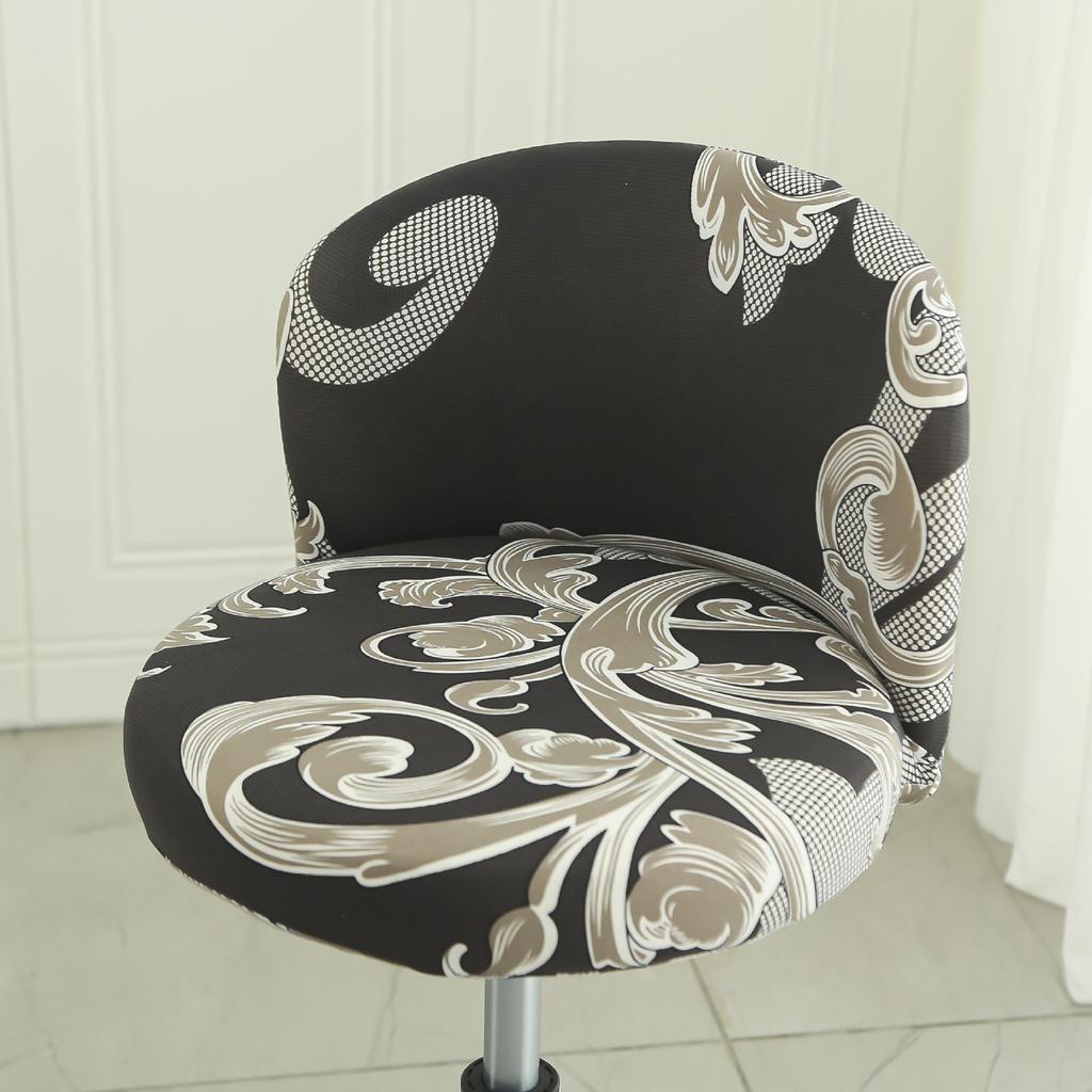 Universal Arc-shaped Chair Cover Cushion Backrest Computer Office Negotiation Meeting Seat Cover Milk Tea Shop Chair Stool