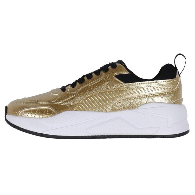 PUMA X-Ray2 Square Metallic Tum Running Shoes Gold Men s 382218-02 EU 35.5