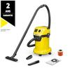 Aspirador en seco y húmedo WD 3 P V-19/4/20 - Depósito polipropileno 19 L - 1000W