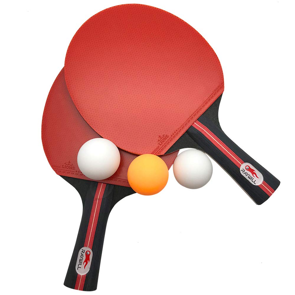 Portable Table Tennis Set with 4 6 Ping Pong and Storage Bag Rackets, Balls,