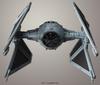 Star Wars Tie Interceptor scale plastic model 1/72