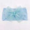 Baby hair accessories plain soft nylon bow headband children's headscarf jewelry children's hair accessories