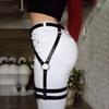 PU Leather Harness Waist Belt Punk Body Harness Belt Punk Hollow Belt for Pants  Waist Accessories