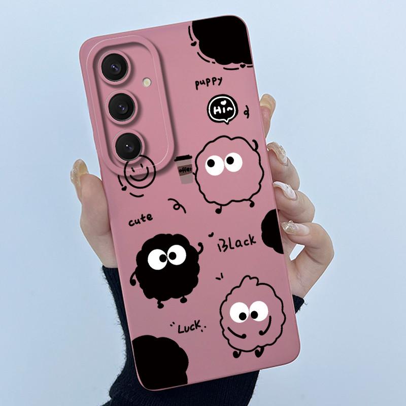 Funny Cool Cat Dog Silicone Phone Case For Samsung Galaxy A16 A26 A36 A56 5G Bumper Matte Protective Soft Back Cover Shell Capas