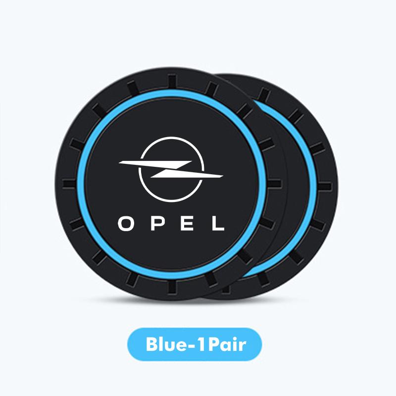 2pcs Car Cup Pad Silicone Water Coaster Drink Cup Non-slip Mat For Opel Insignia Astra G J F K Vectra C H Corsa C B D Omega