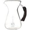 Nankai Tsusho Rokusan Coffee Carafe, Clear, Replacement Glass Server, 0701-018