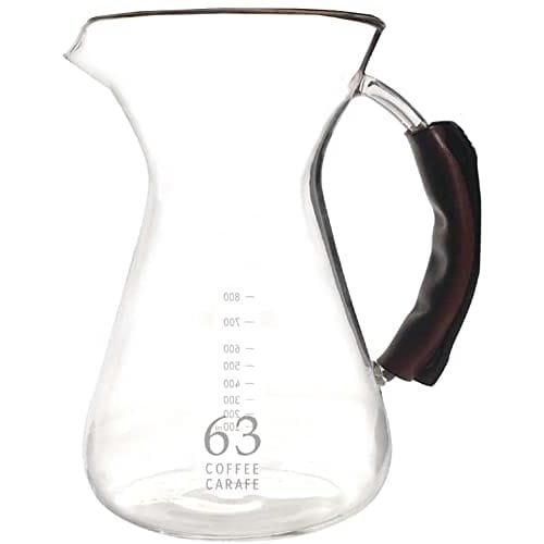 

Nankai Tsusho Rokusan Coffee Carafe, Clear, Replacement Glass Server, 0701-018