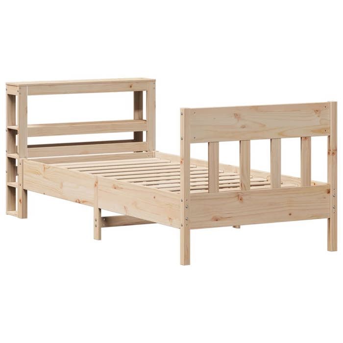 VidaXL Bed Frames Without Mattress 75x190 Cm Solid Pine Wood 3306288