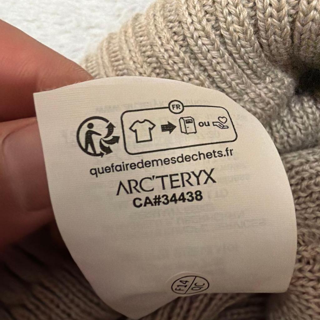 Used ARC'TERYX MALLOW TOQUE Knit Hat 58cm