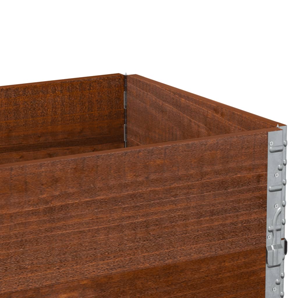 Planting Box Brown 100x50 Cm Solid Pine Wood