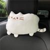1PCS Creative Cartoon Cute Cat Auto Car Seat Head Neck Rest Cushion Headrest Pillow Plush Pad Car Safety Pillow Car Accessories