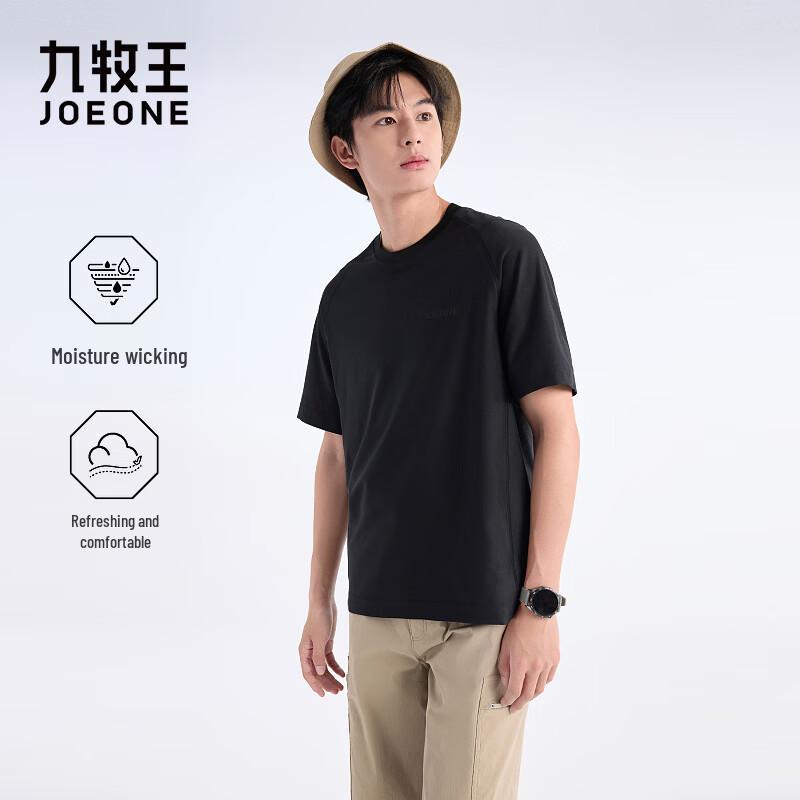 JOEONE Men s Quick-Dry Round Neck Short Sleeve T-Shirt 180/100A