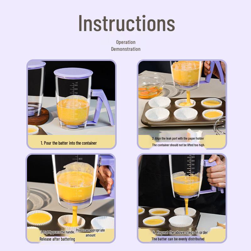 Handheld Cake & Waffle Batter Dispenser Tool