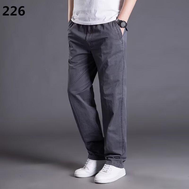 Pantaloni da Lavoro Larghi Taglie Forti da Uomo Gamba Dritta Casual da Esterno 2026