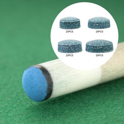 20Pcs Billiards Cue Tips Snooker Pool Cue Tips Versatile Gifts Supplies Replacement Repair Tools for Party Husband Adults Men