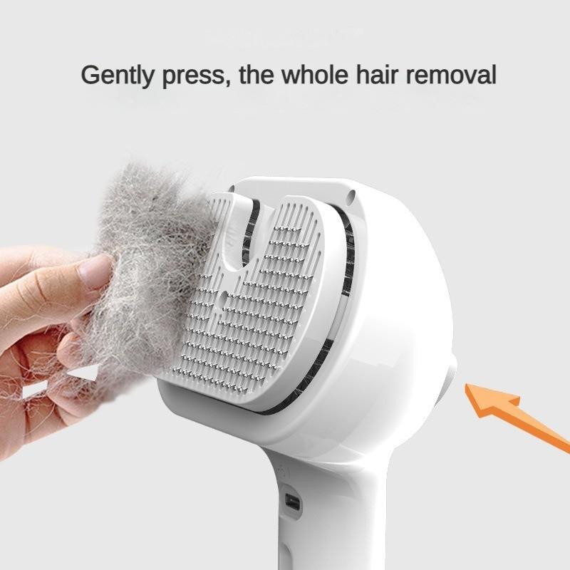 Household Pet Spray Pull Hair Comb USB Rechargeable Pet Hairdressing Comb Cat & Dog Grooming And Care Device
