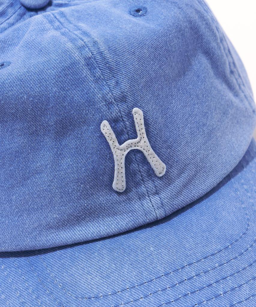 HELLO SUNRISE H Logo Cotton Ball Cap_Blue