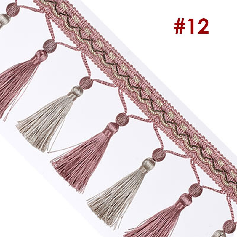 1/3M Tassel Fringe Trim Sewing Crafts Trimmings Edging Curtains Cushion Sofa Table Upholstery Sofa Decor Accessory
