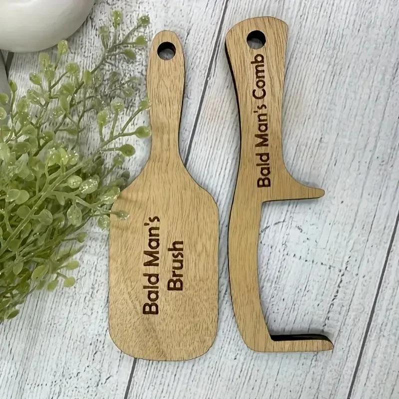 Funny Bald Man's Comb White Elephant Gift Prank Gift Over The Hill Party Gift Birthday for Men Hair Loss Comb for Bald Men