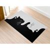 Tappetino Benvenuto Gatto Nero Tappetino Benvenuto Gatti Tappetino Esterno Interno Gatti Tappeto Gatto Vintage Decorazione Gatto Halloween Tappeto Gatto Nero Decorazione Ingresso Animale