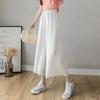 Double Layer Chiffon Wide Leg Pants for Women's Spring and Autumn High Waisted Draped Straight Leg Pants Loose Casual Pants