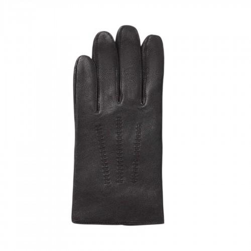 Boss Mens Hainz Me Fleece Leather Gloves