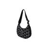 New MLB SS23 New York Yankees Denim Dumpling Bag, Shoulder Bag, Handbag Regular Women's Black 3ABQL023N-50BKS
