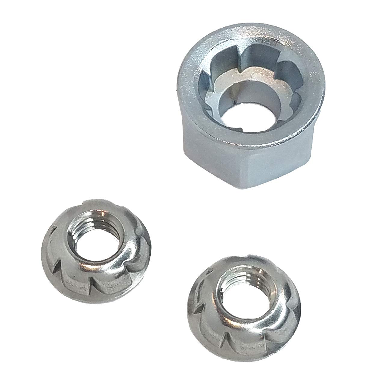 

Комплект гаек против кражи для грузовика iGuard M8 x P1.25 M8 x P1.25 серебряный