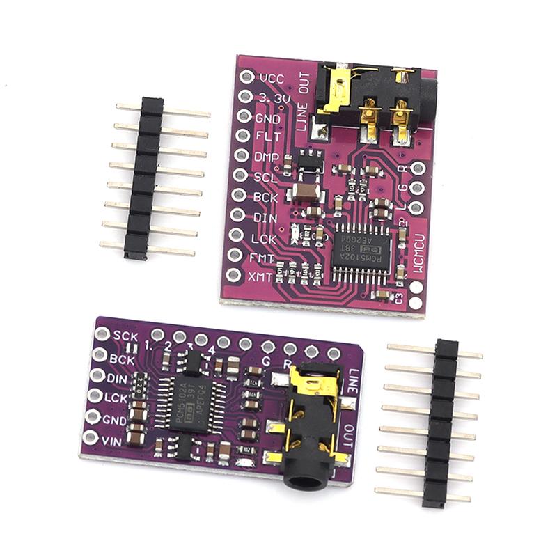 1pcs GY-PCM5102 I2S IIS Microcontroller Raspberry Pi High-quality Lossless Digital Audio DAC Decoding Board
