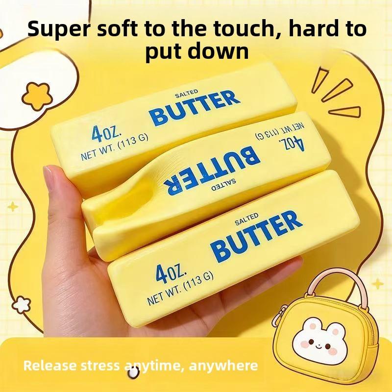 Deformable Stress Relief Toy With Soft Butter Sticks For Office And Home Use